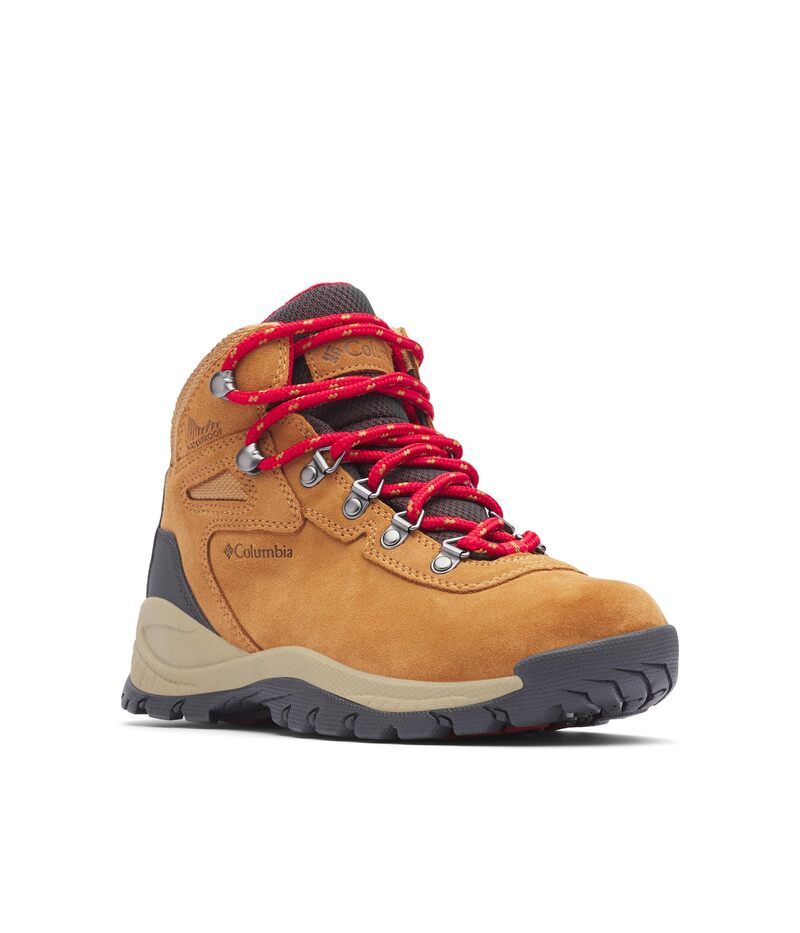 コロンビア レディース シューズ スニーカー プラスサイズ Columbia Newton Ridge Plus Waterproof Amped ElkMountain Re