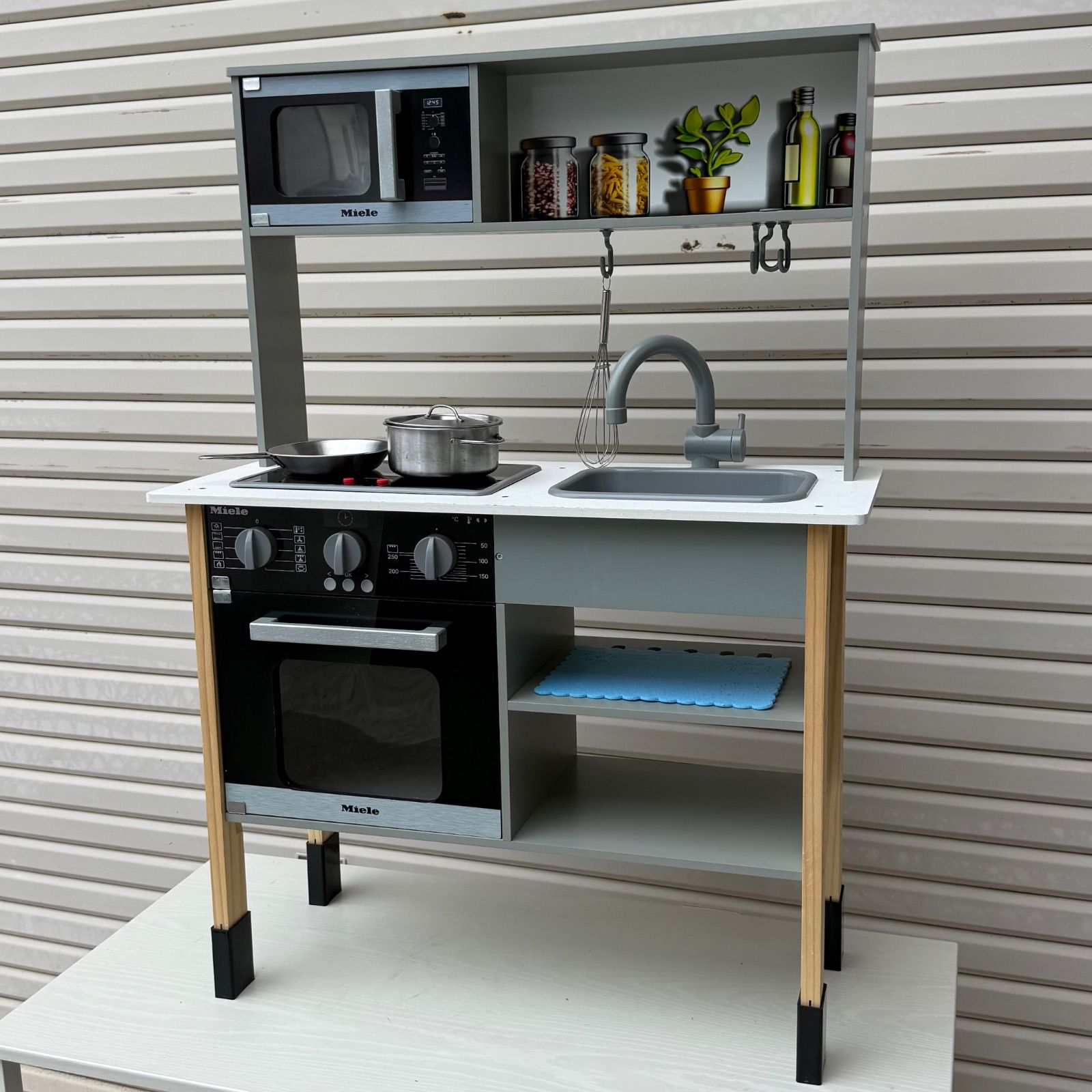 ミーレ Miele おままごとキッチン クライン 木製グルメキッチン 美品 