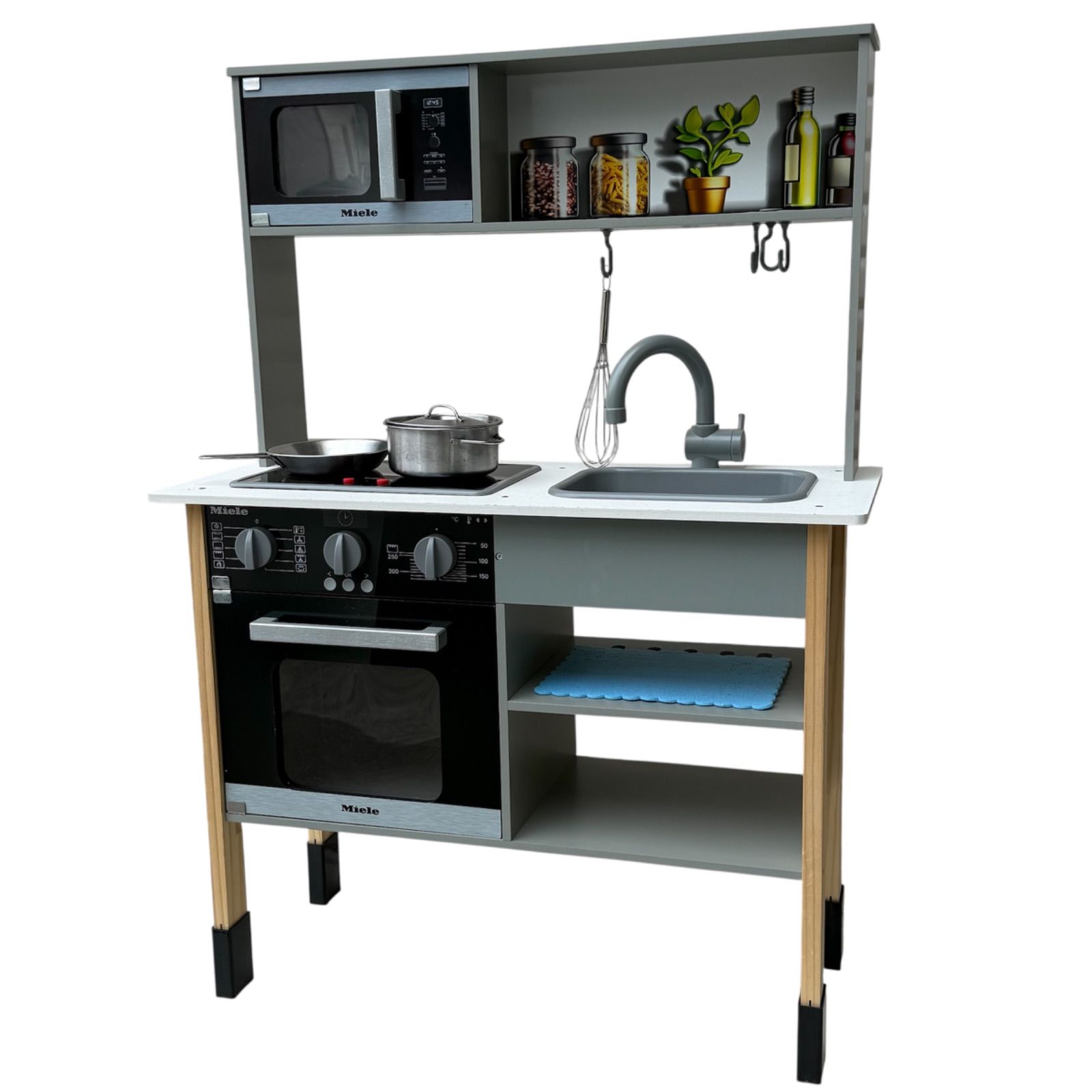 ミーレ Miele おままごとキッチン クライン 木製グルメキッチン 美品 ミーレ Miele おままごとキッチン クライン 木製グルメキッチン 美品