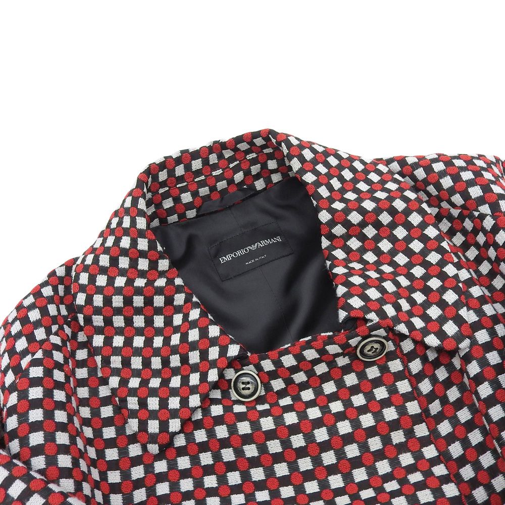 EMPORIO ARMANI エンポリオアルマーニ ジャケット 水玉 黒 L 