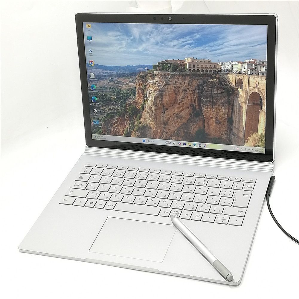 激安 ペン付 Wi-Fi有 Microsoft 中古ノートパソコン Surface Book 2 Core i5 8350U 8GB 256G 高速SSD 無線LAN Windows11 Office済 即使用可