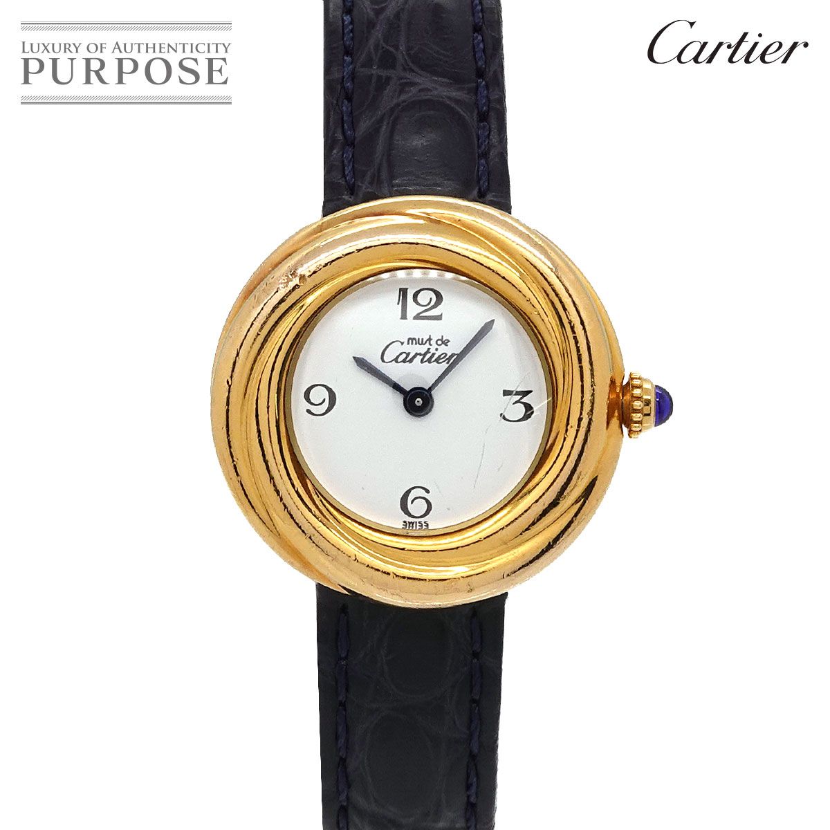 J*️様 Cartier レディース腕時計 ヴェルメイユ カルティエ Cartier マスト トリニティ ヴェルメイユ W1010844