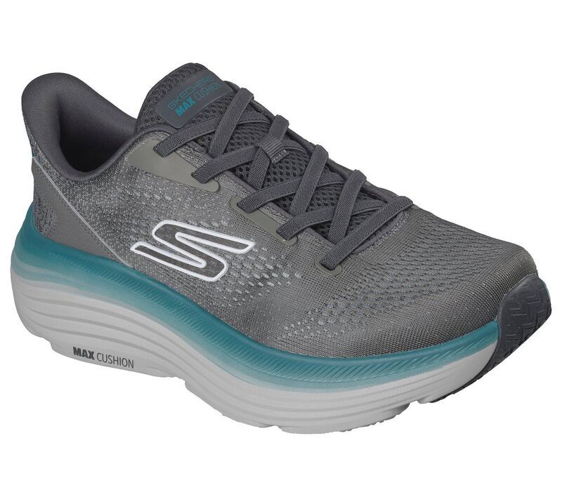 スケッチャーズ レディース シューズ スニーカー Skechers Max Cushioning Endeavour Kauska Mens Athletic Shoes Charcoal チャコール