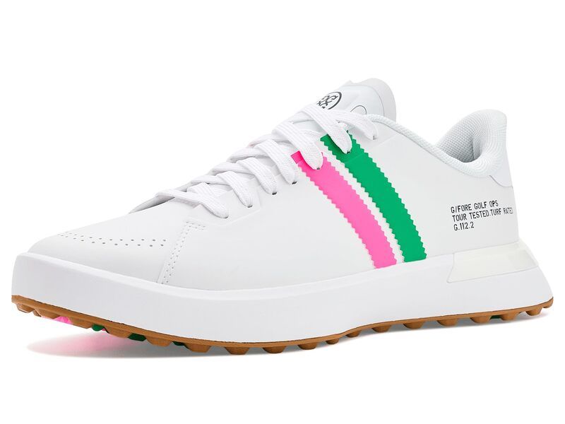 ジーフォア レディース シューズ スニーカー スエード GFORE G112 Suede Striped Kiltie Hybrid Golf ShoesnowMulti マルチカラー