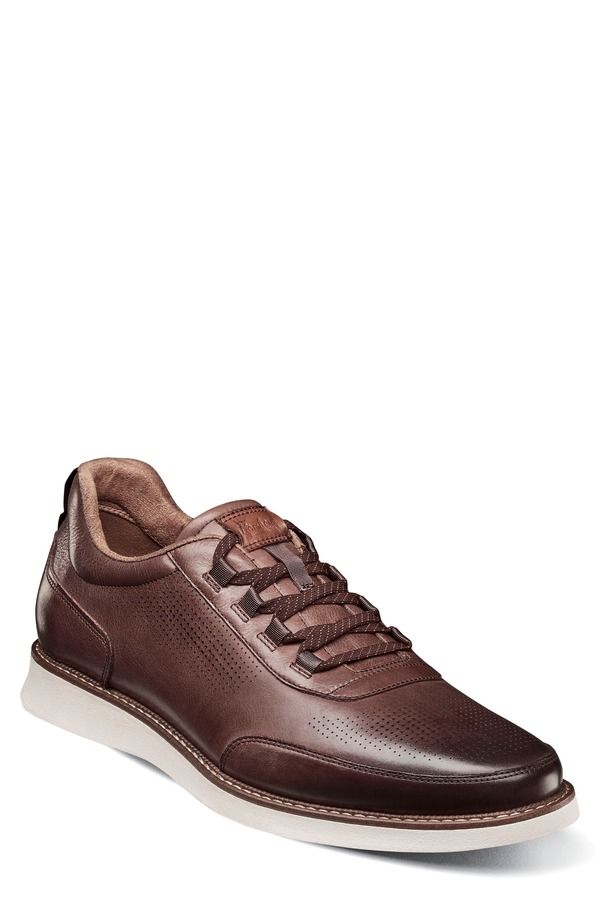 フローシャイム メンズ シューズ スニーカー レース Florsheim Launch Elastic Lace Sneaker Brown ブラウン