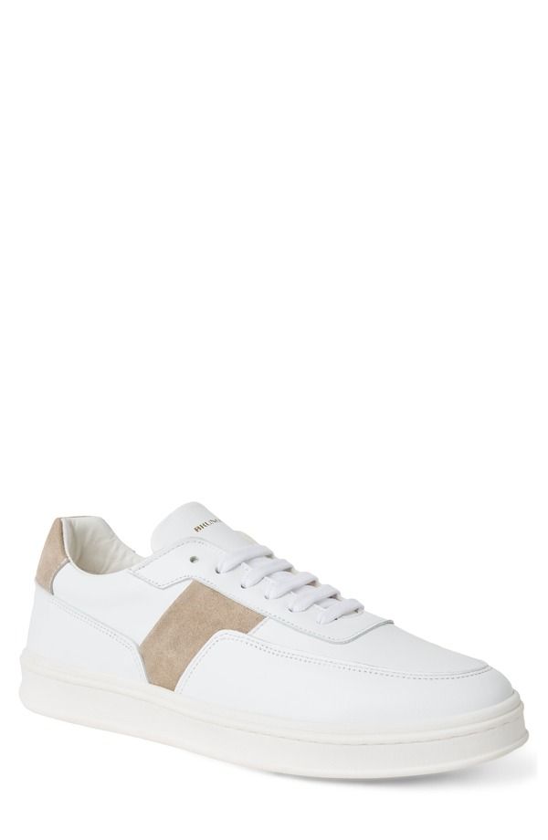 ブルーノマグリ メンズ シューズ スニーカー Bruno Magli Ponza Sneaker White Beige Suede ホワイト