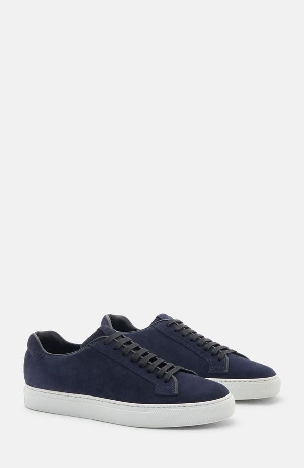 スカロッソ メンズ シューズ スニーカー SCAROSSO Ugo Sneakers Blue Suede ブルー