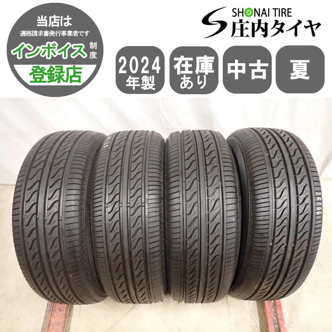 夏4本 会社宛 送料無料 215/65R16 98H DOUBLEKING DK558 2024年製 バリ溝 アルファード CR-V エルグランド CX-30 RVR ティグアン NO,I5166