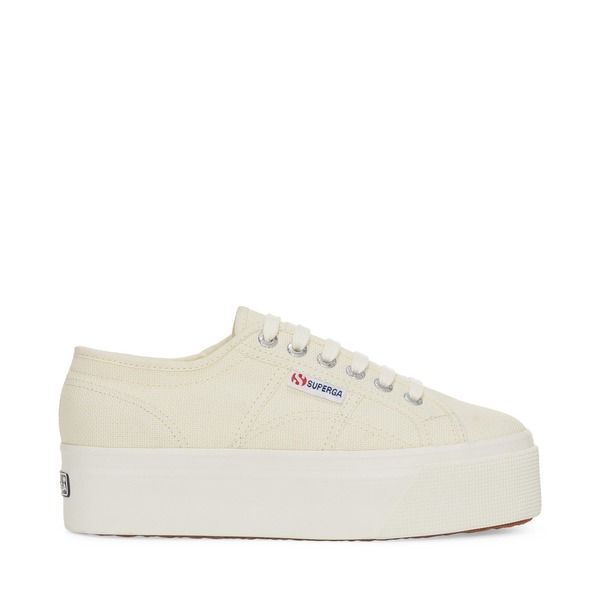 スペルガ レディース シューズ スニーカー プラットフォーム Superga 2790 Platform Sneakers Beige Natural Avorio ベージュ