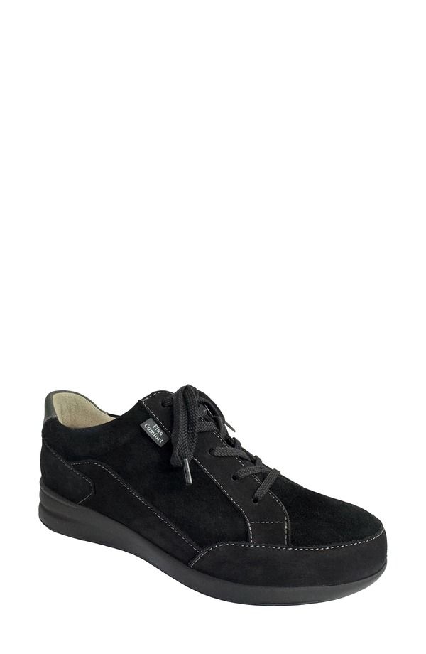 フィンコンフォート レディース シューズ スニーカー Finn Comfort Prato Sneaker Black Dark Grey ブラック