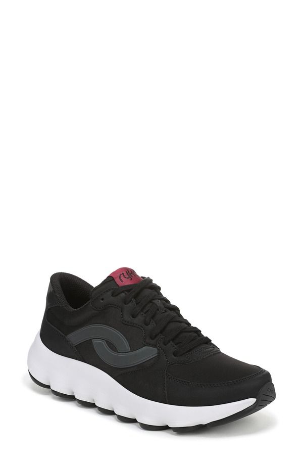 RYK レディース シューズ スニーカー Ryk PodFlow Retro Walking Sneaker Black ブラック