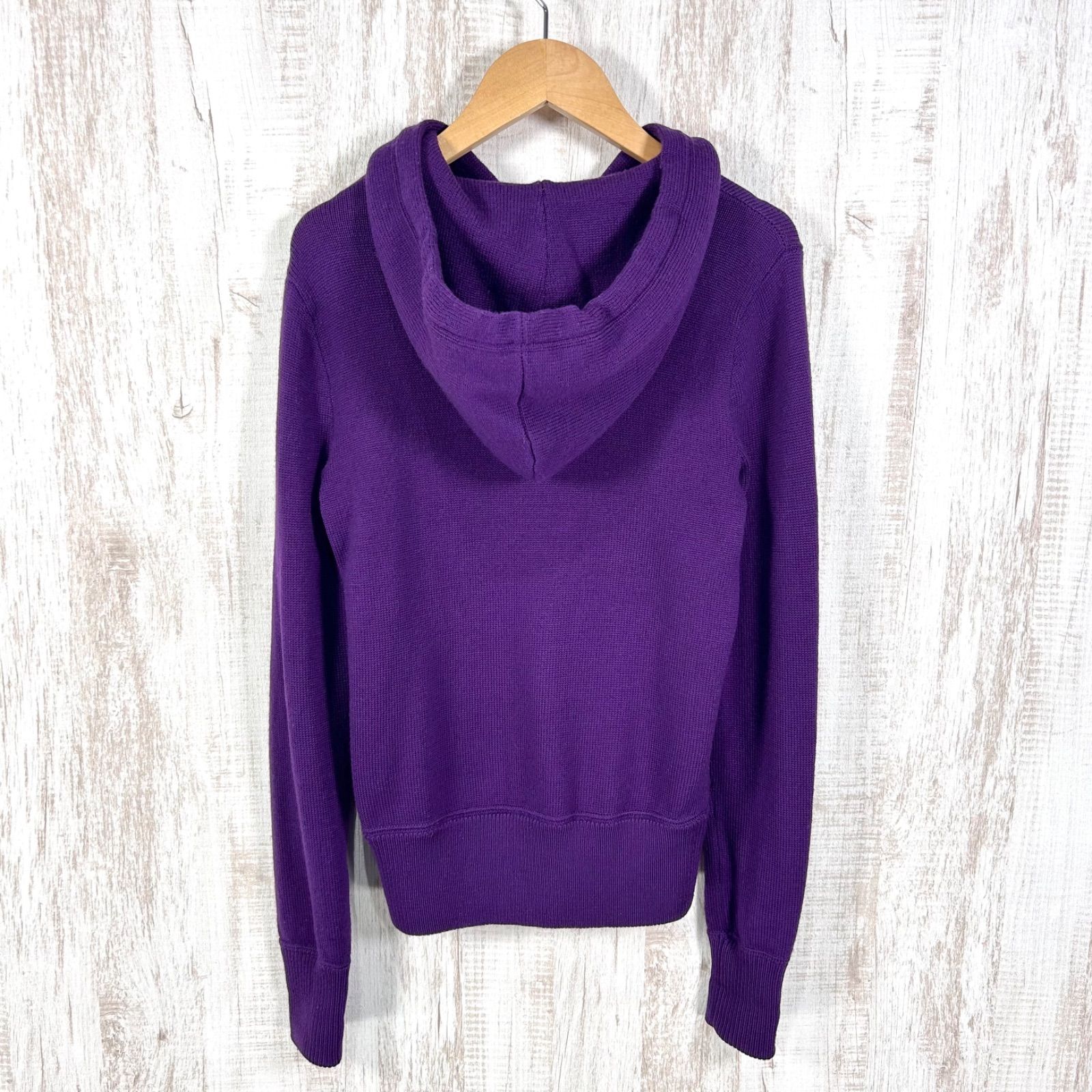00s RALPH LAUREN ラルフローレン エンブレルロゴ刺繡 ウールニット