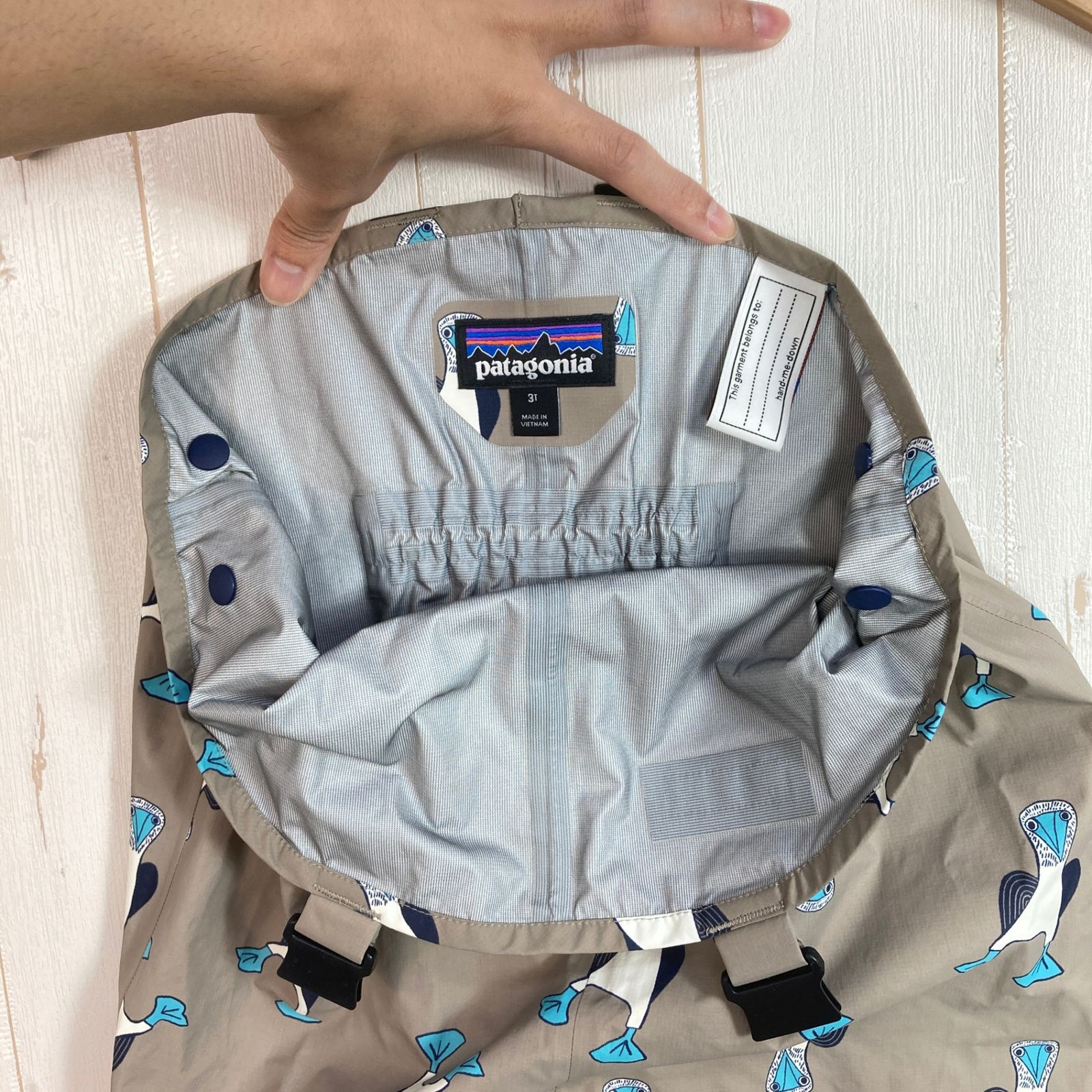 アウトドア ✉️Boy's 4T ベージュ系 2021 Patagonia ( パタゴニア