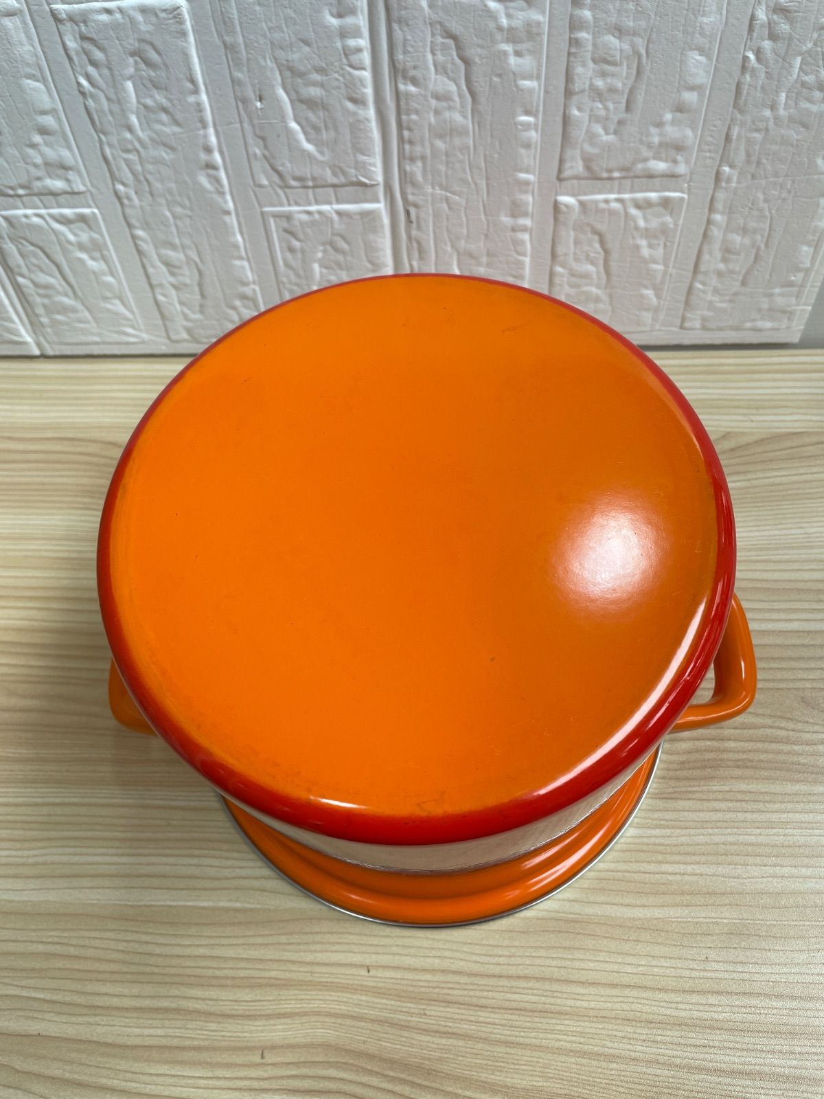 ル クルーゼ オレンジ 両手鍋 ストックポット LE CREUSET - メルカリ