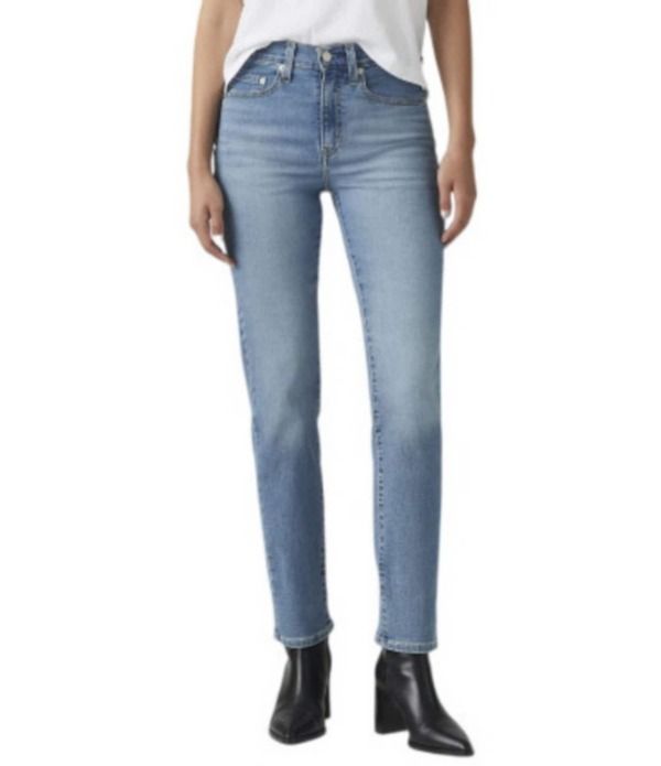 リーバイス レディース ボトムス デニムパンツ ストレート ジーンズ Levis 724 High Rise Straight Leg Jeans Eternal Indigo インディゴ