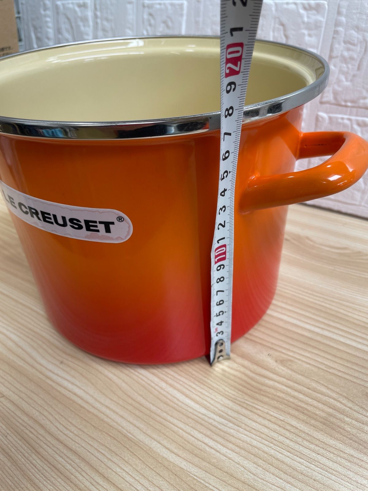 ル クルーゼ オレンジ 両手鍋 ストックポット LE CREUSET - メルカリ
