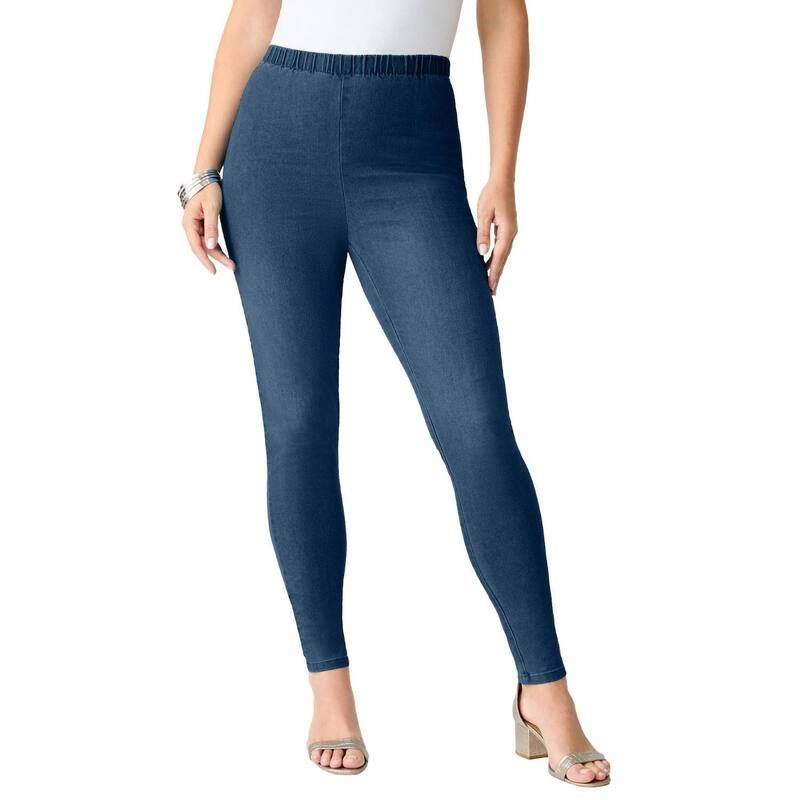ロアマンズ レディース ボトムス デニムパンツ プラスサイズ トール Roamans Womens Plusize Tall Plusize Comfort Stretch Slim Leg Jean