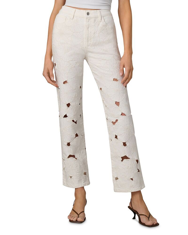 ジョーズジーンズ レディース ボトムス デニムパンツ フラワー柄 フラワー Joes Jeans The Margot Allover Broderie Jeans in Ecru Floral Ec
