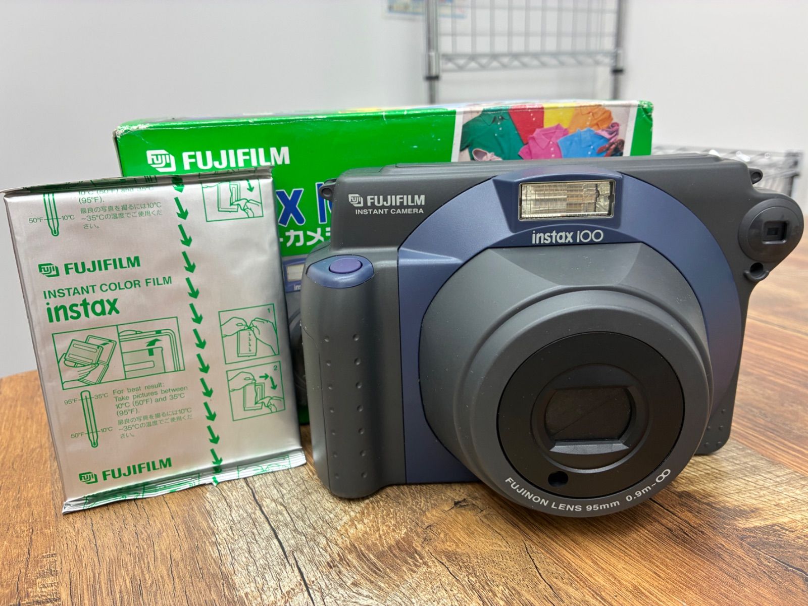 【未使用、動作未確認品】FUJIFILM instax100 インスタントカメラ ワイド