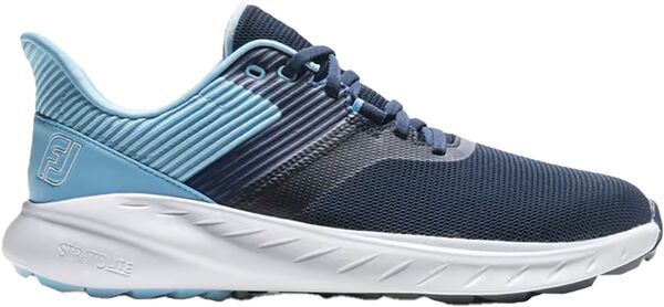 フットジョイ メンズ シューズ スニーカー FootJoy Mens Flex Golf Shoes 2025 NavyBlueWhite ホワイト