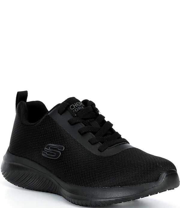 スケッチャーズ レディース シューズ スニーカー Skechers Womens Work Relaxed FitRUltra Flex 30 SlipResistant Sneakers Black