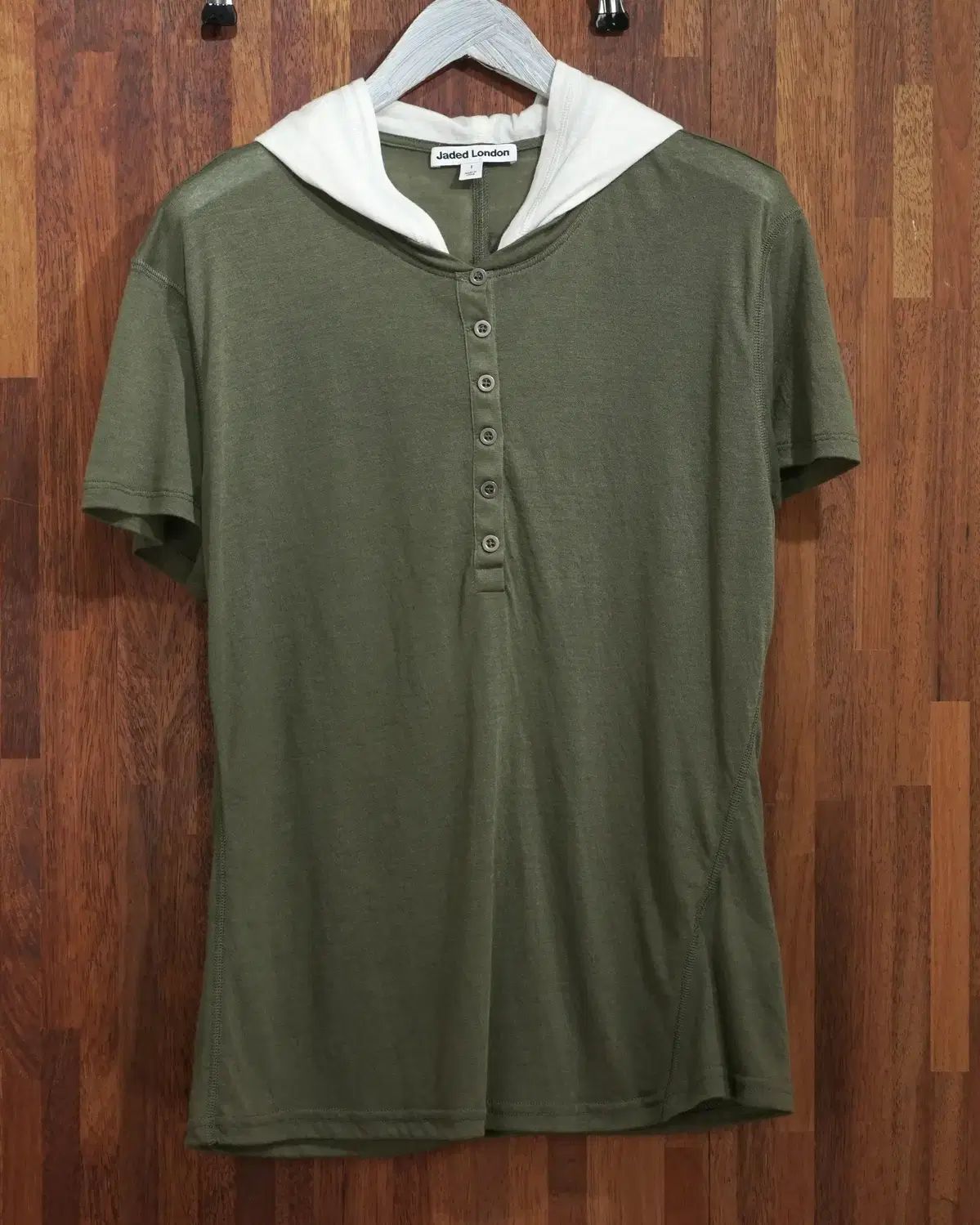 ジェイディッド ロンドン ヘンリーネック フーディー Tシャツ #32