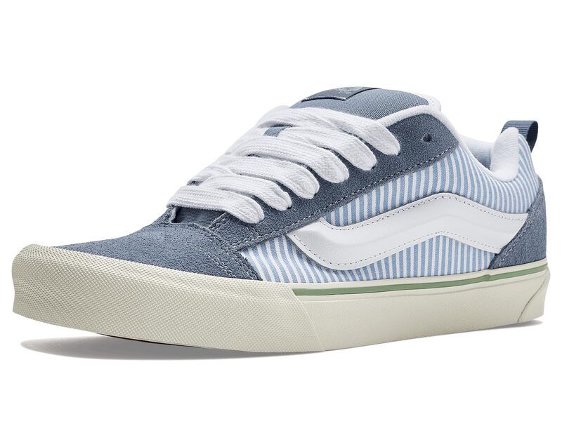 バンズ メンズ シューズ スニーカー Vans Knu Skool Stripes Glacial Slate スレート
