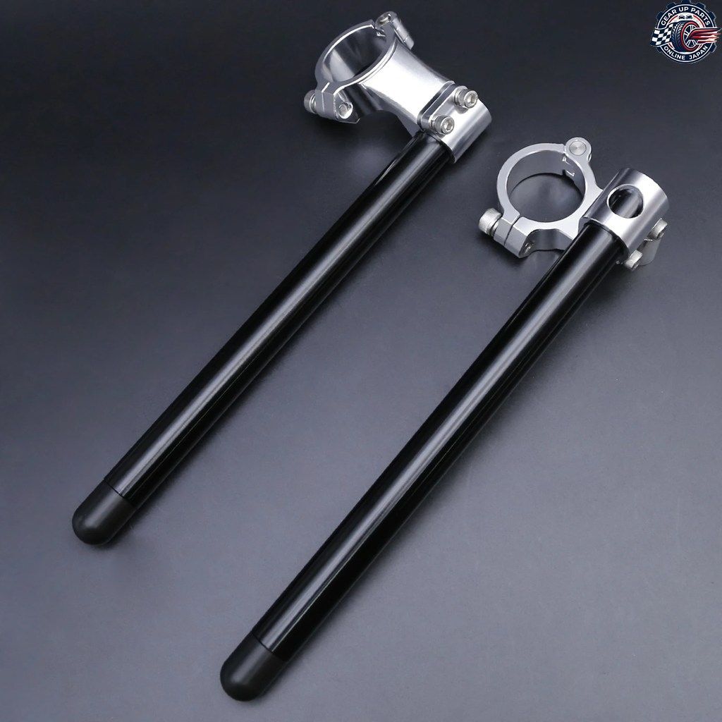 37 41 43 45 48 50 51MM オートバイ ハンドルバー 1.5インチ ライズドライザー クリップオン クリップオン フォークハンドルバー クランプ