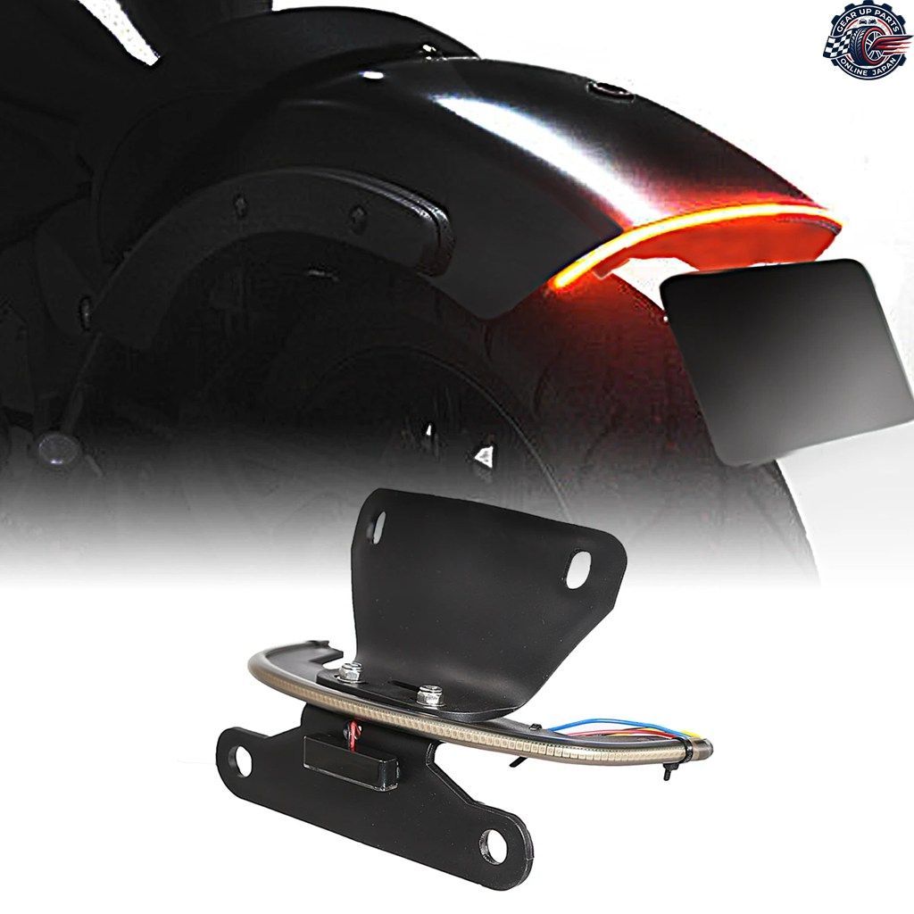 LED スモークエリフェンダーミネーター一体型テールライト カワサキ 2015-2024 バルカンS EN650 カスタムパーツ 16,260円