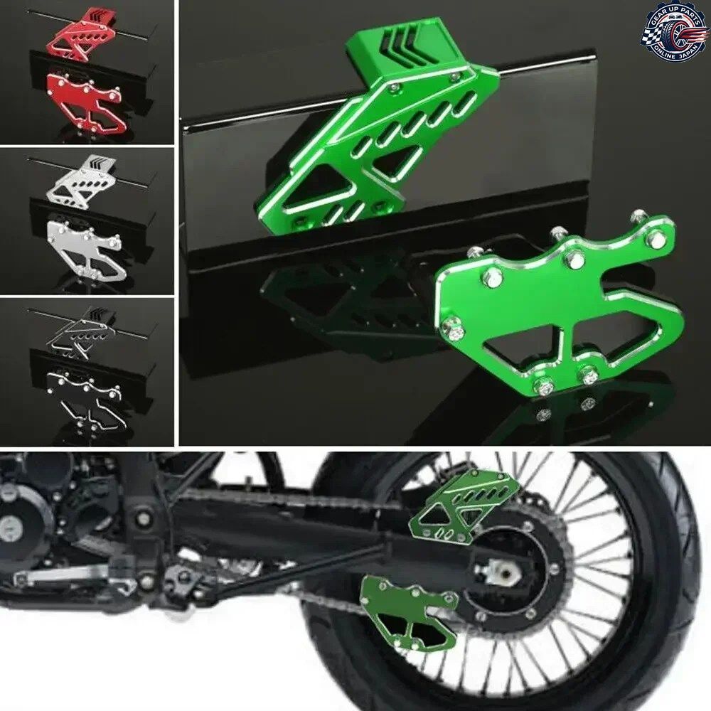 カワサキ KLX 250 KLX250 D-TRACKER 250 D-TRACKER250 2008-2015 リアチェーンガイドガード カバーセット カスタムパーツ