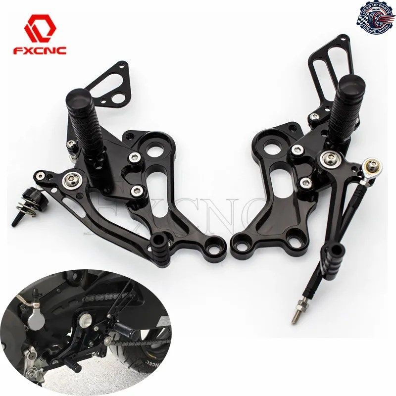GPシフターリバースリアセットフットペグ DUCATI 696 MONSTER 696 796 1100 1100S EVO モーターサイクルフットレストリアセット カスタムパ