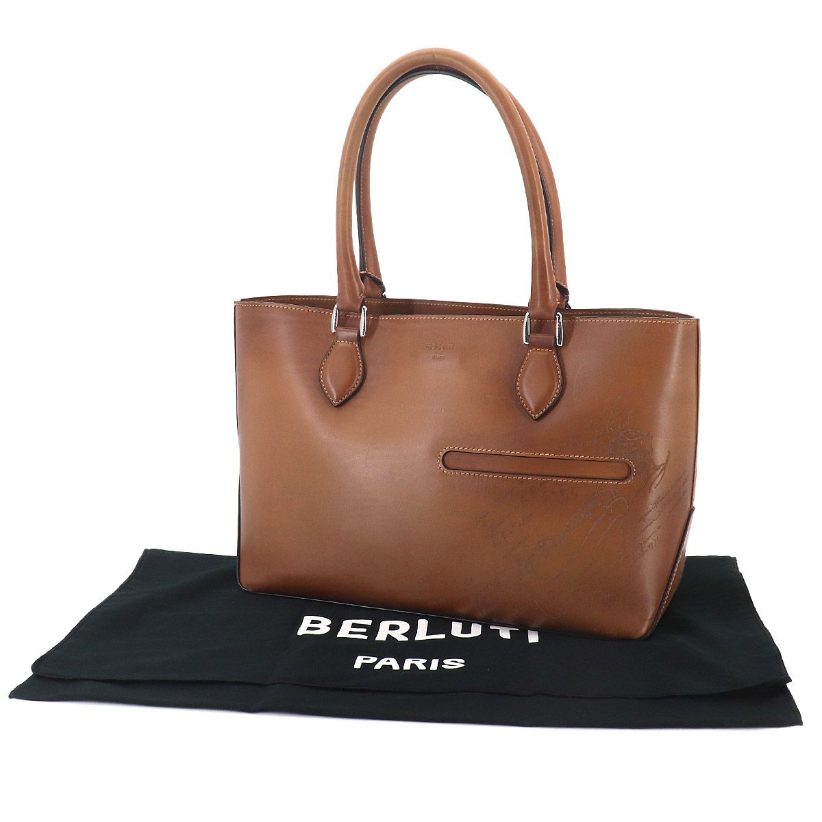 新品同様 ベルルッティ Berluti カリグラフィ トゥジュール トート