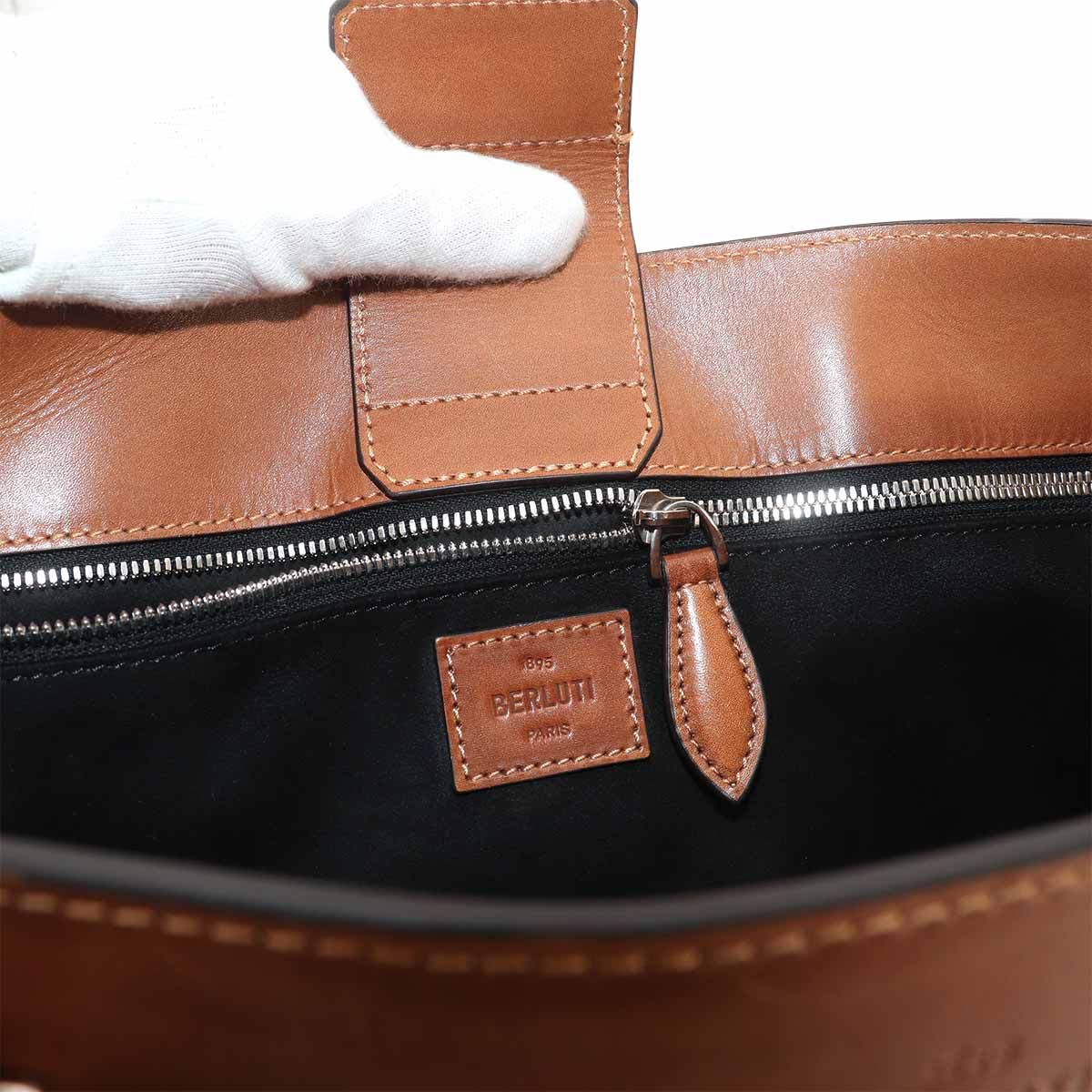 新品同様 ベルルッティ Berluti カリグラフィ トゥジュール トート