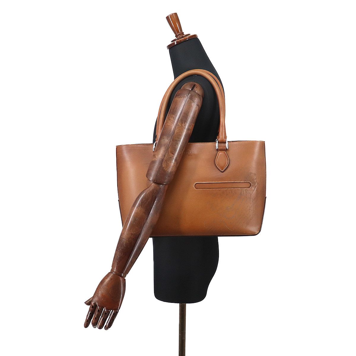 新品同様 ベルルッティ Berluti カリグラフィ トゥジュール トート