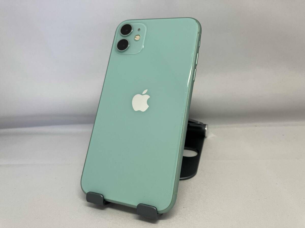 au 【SIMロックなし】MWM62J/A iPhone 11 128GB グリｰン au
