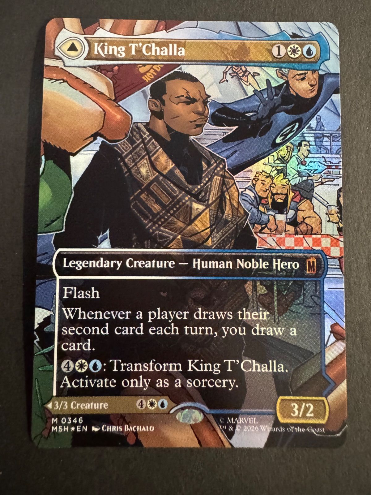 MTG ティ・チャラ王 揺るがぬ希望、ブラックパンサー 英語 foil