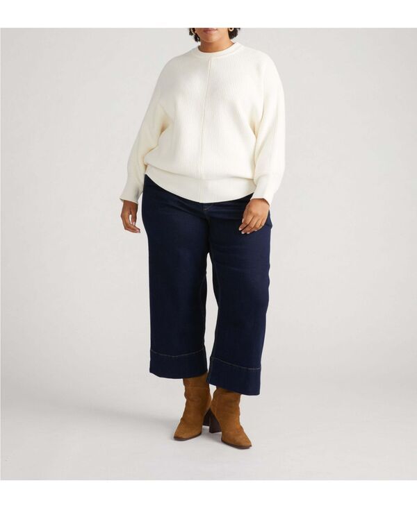 ユニバーサル スタンダード レディース ボトムス デニムパンツ クロップド ジーンズ Universal Standard Womens Carol High Rise Cropped Jeans D