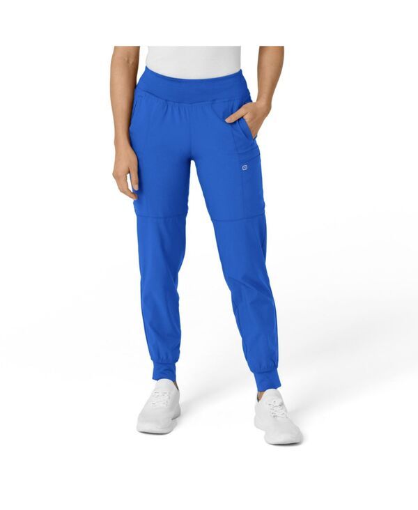 ウィンク レディース ボトムス カジュアルパンツ プラスサイズ Wink Plusize W123 Comfort Waist Cargo Jogger Scrub Pant Royal