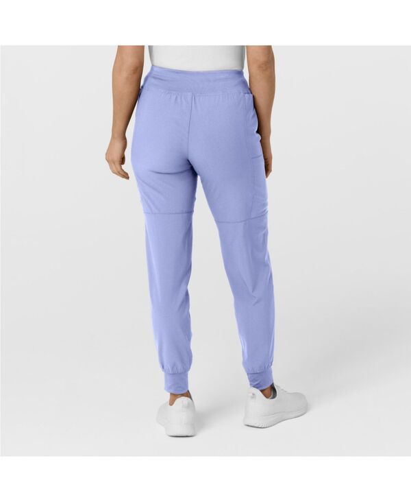 ウィンク レディース ボトムス カジュアルパンツ プラスサイズ Wink Plusize W123 Comfort Waist Cargo Jogger Scrub Pant Ceil blue ブル