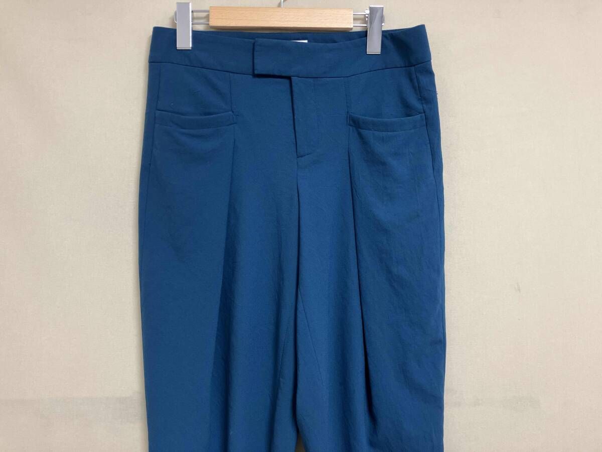 HELMUT LANG USA製 パンツ スラックスタックパンツ ブルー 毛羽立ち ツレあり サイズ2