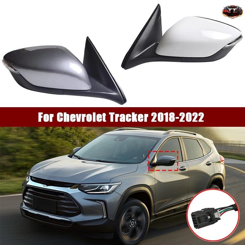 6ピンサイドミラーシボレートラッカー2019-24カーアウターミラーアセンブリカー