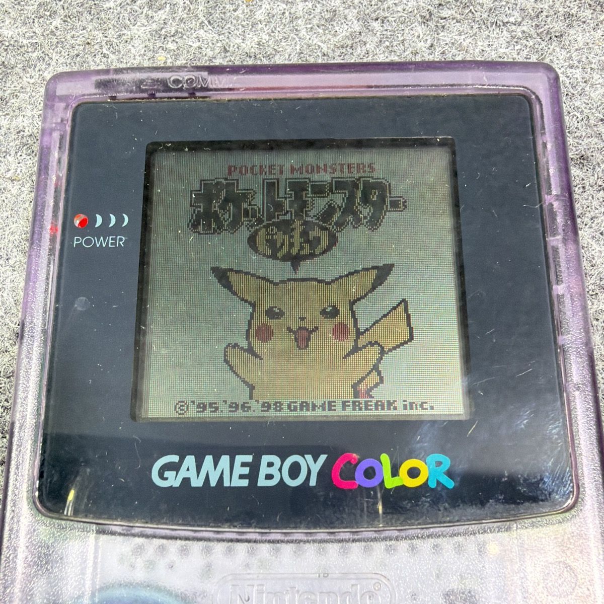 動作確認済】任天堂 ゲームボーイ ポケットモンスター ピカチュウ