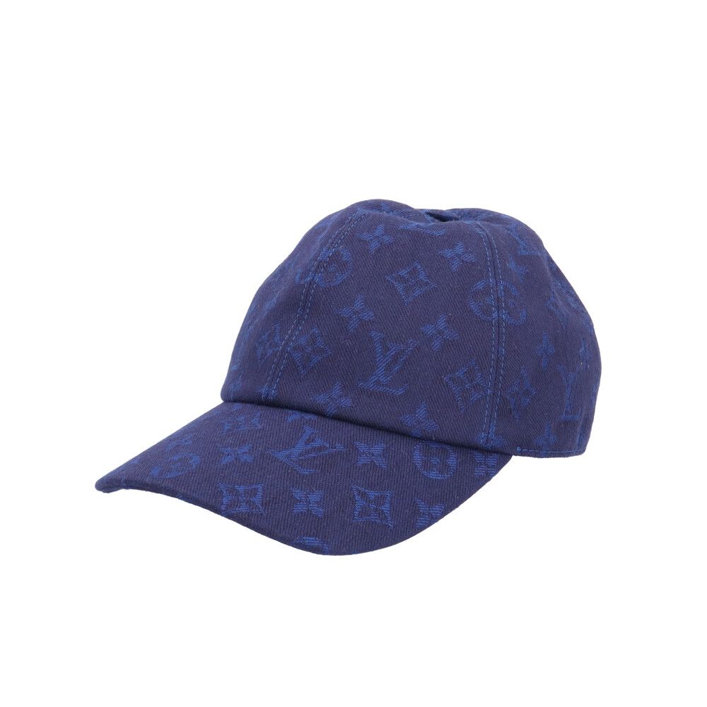 LOUIS VUITTON ルイヴィトン　キャップ モノグラム コットンブルー ルイヴィトン キャップ モノグラムエッセンシャル キャップ コットン