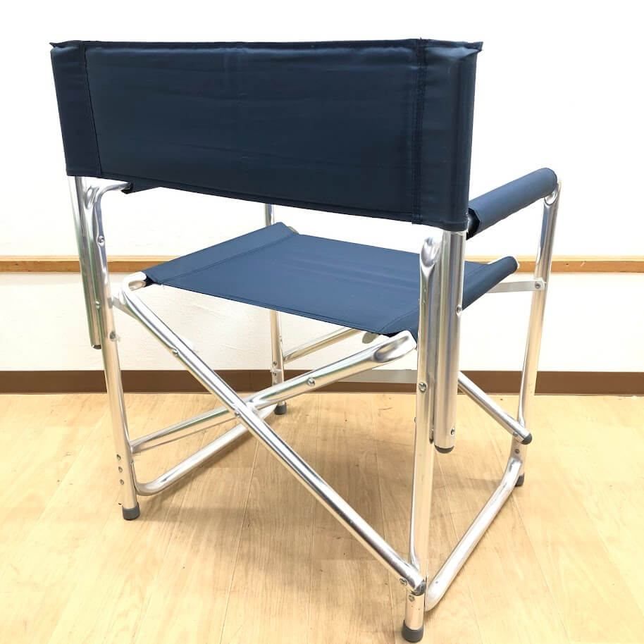 ss8816 【中古】 折りたたみ アウトドアチェア 3脚セット ネイビー