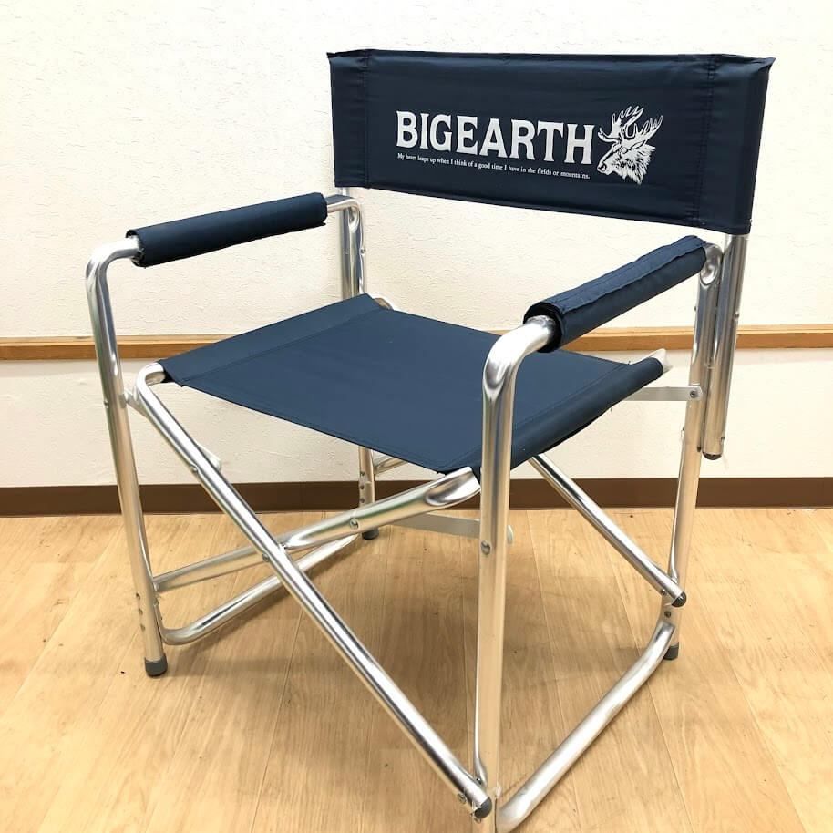 ss8816 【中古】 折りたたみ アウトドアチェア 3脚セット ネイビー