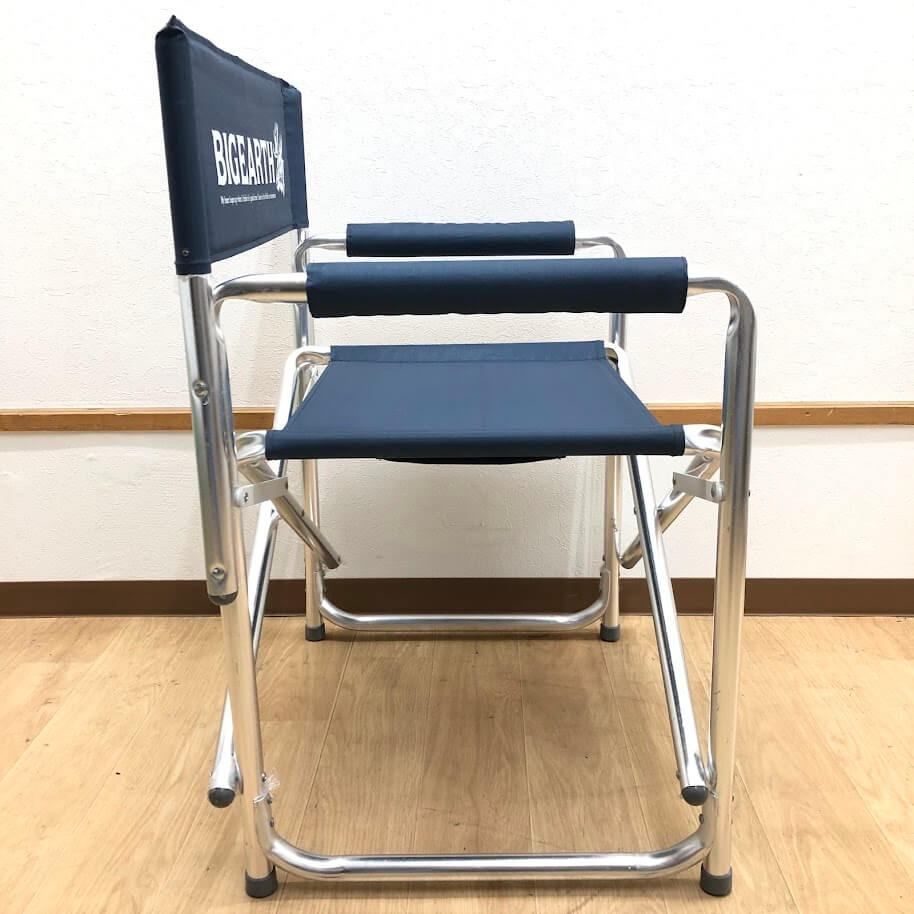 ss8816 【中古】 折りたたみ アウトドアチェア 3脚セット ネイビー