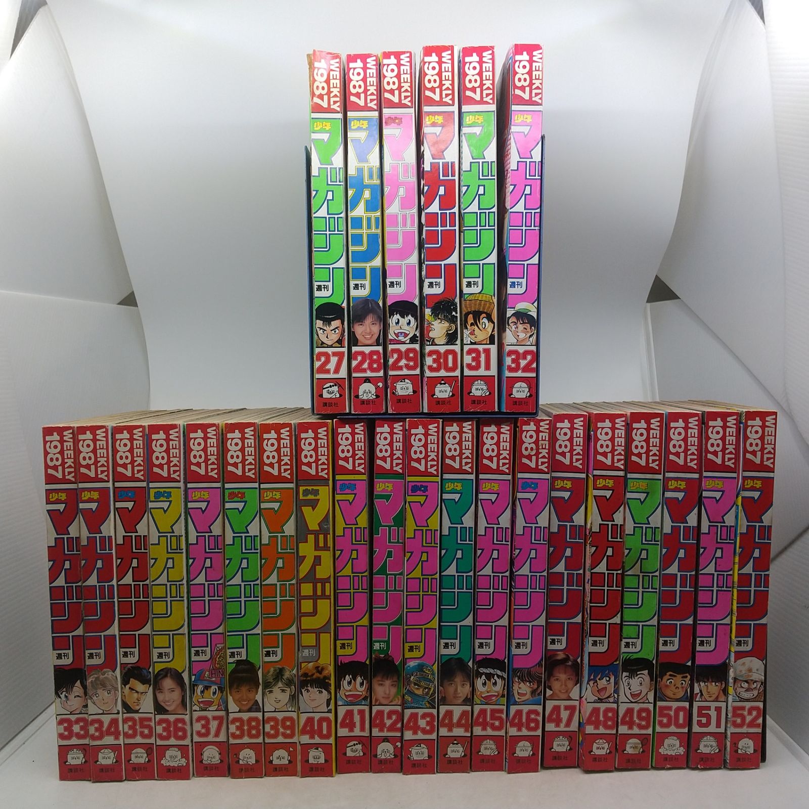 Man雑誌10点　纏め売り まとめ売り】週刊少年マガジン 26冊まとめ売り 1987年(昭和62年