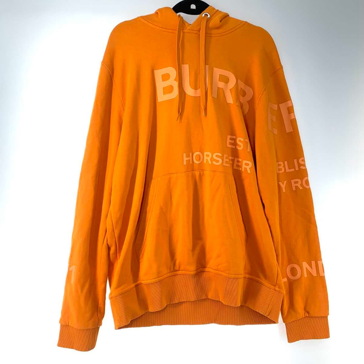 BURBERRY バーバリー メンズ衣料　プルオーバーパーカー  SIZE M 8040728 オレンジ BURBERRY バーバリー メンズ衣料 プルオーバーパーカー SIZE M 8040728