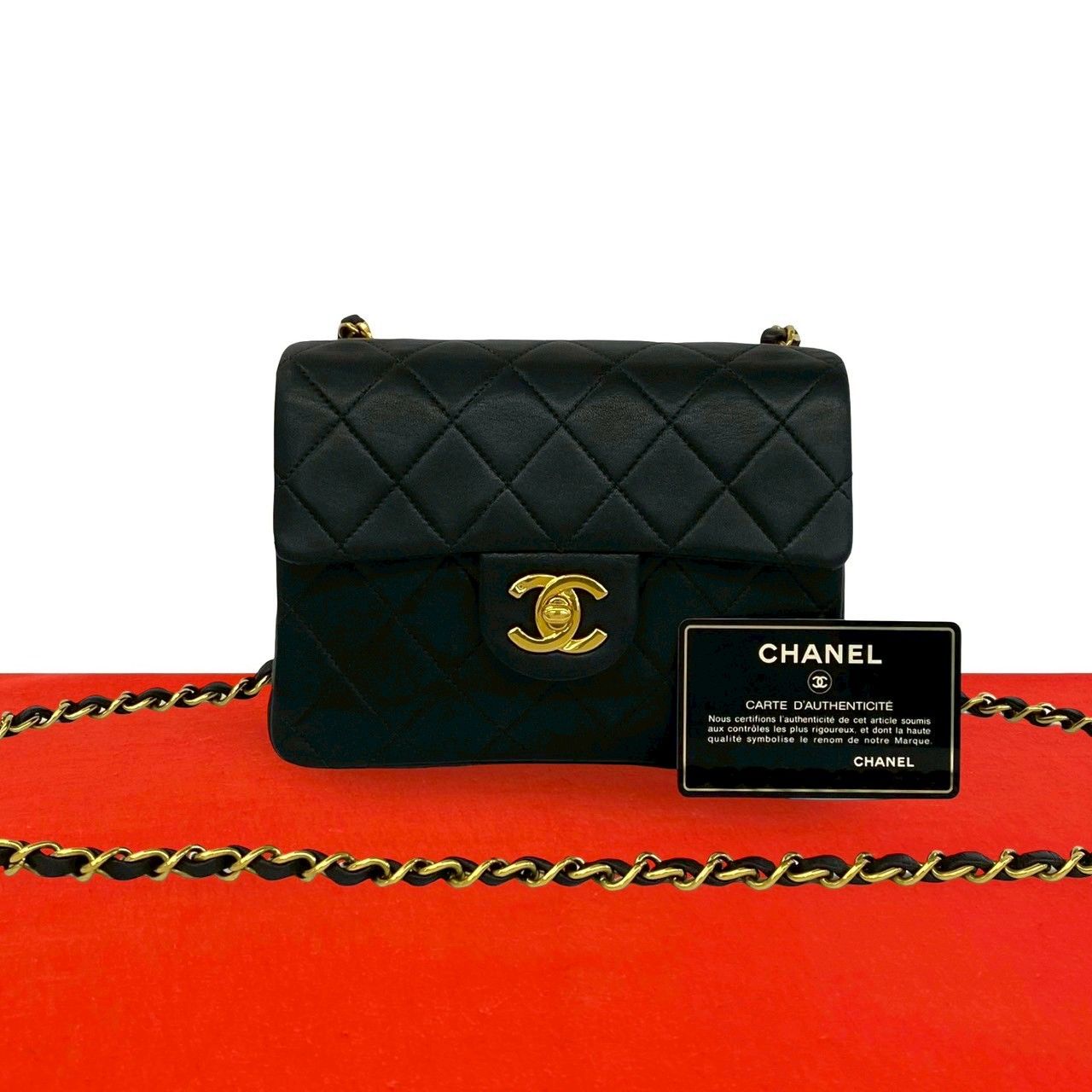 極 美品 カード シール有 3番台 CHANEL シャネル ヴィンテージ
