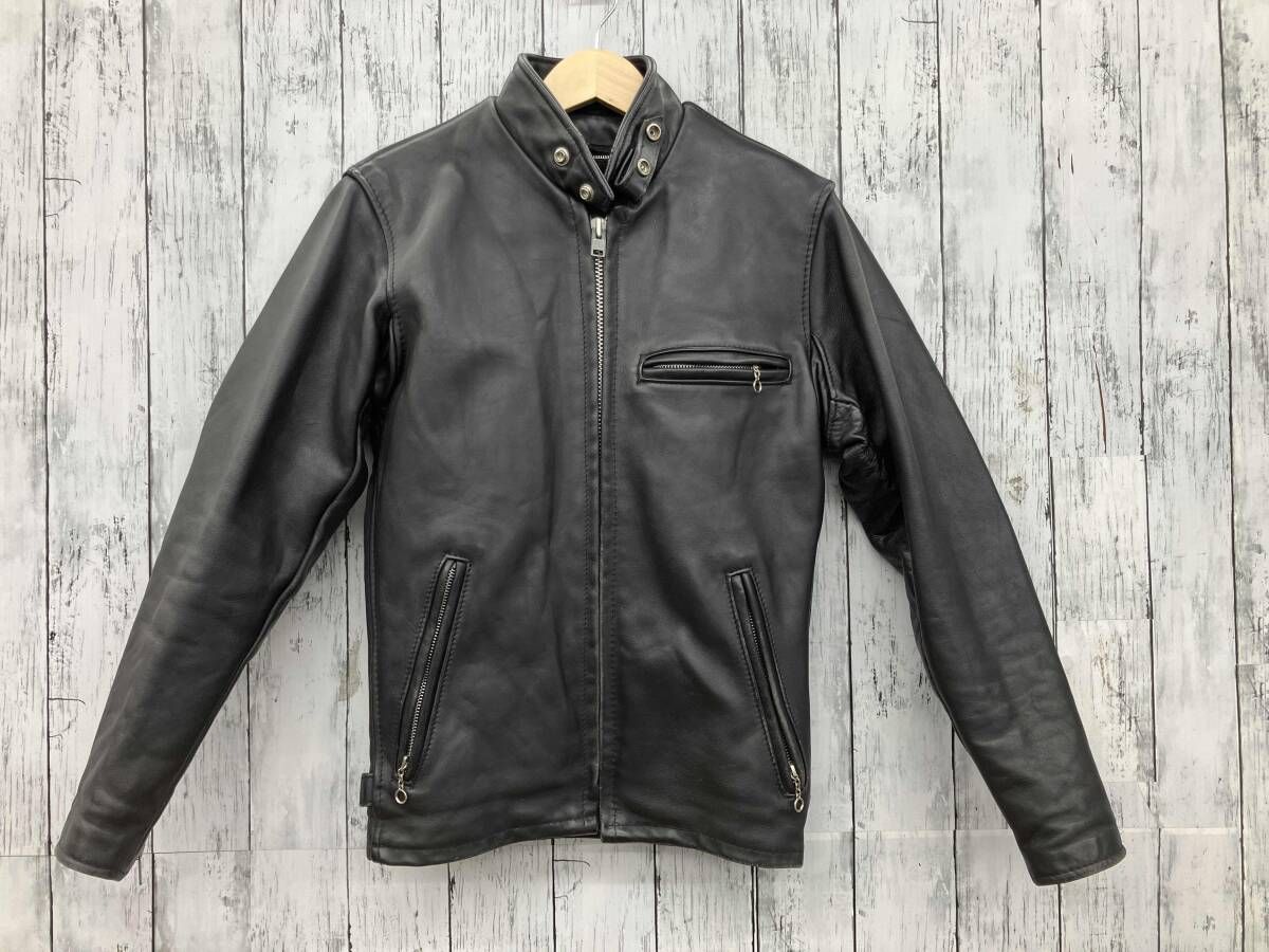 Schott シングルライダース ブラック Schott ショットシングルライダース SIZE34 ブラック